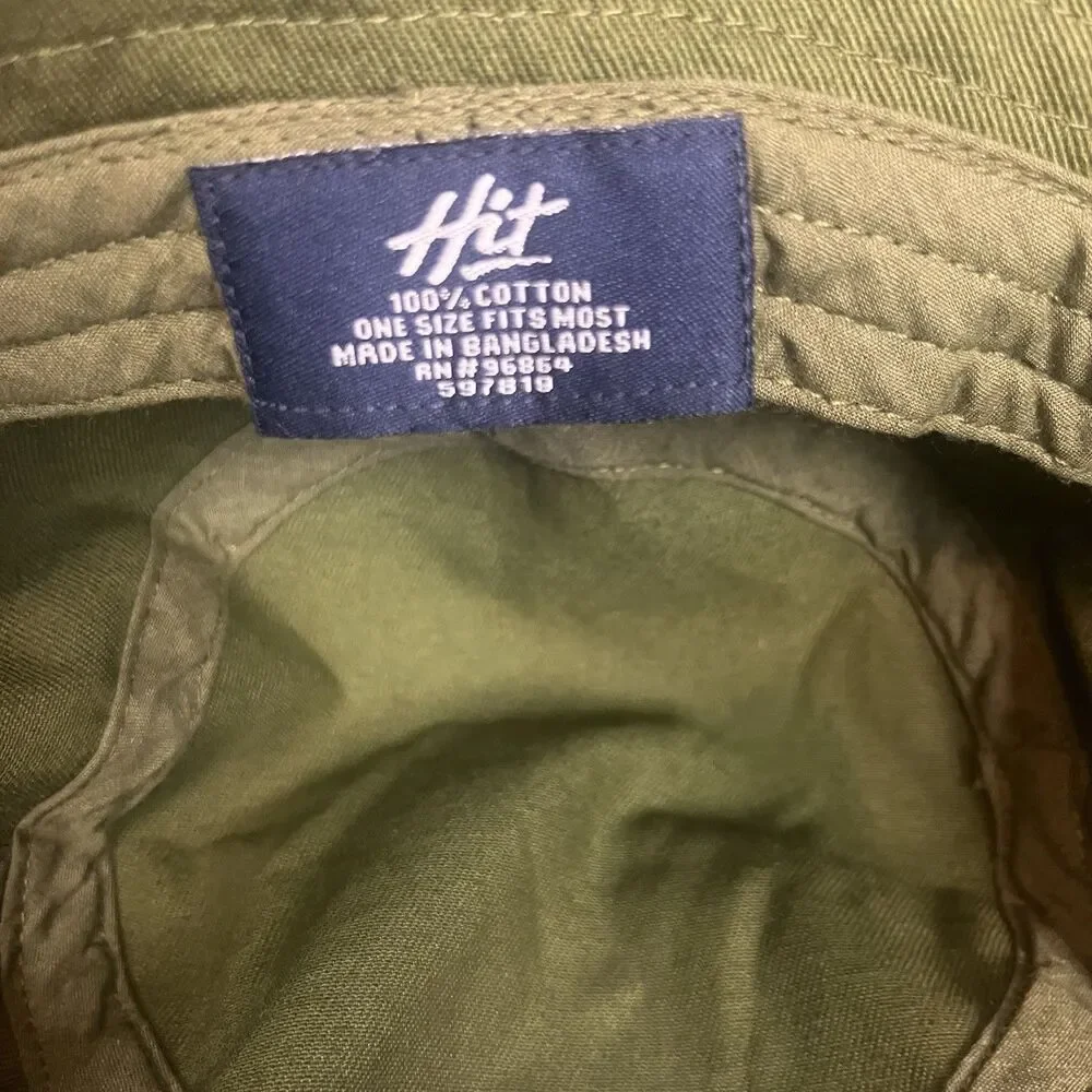 Portugal 2024 Bucket Hat Olive Green Cotton Travel Souvenir Cap Unisex